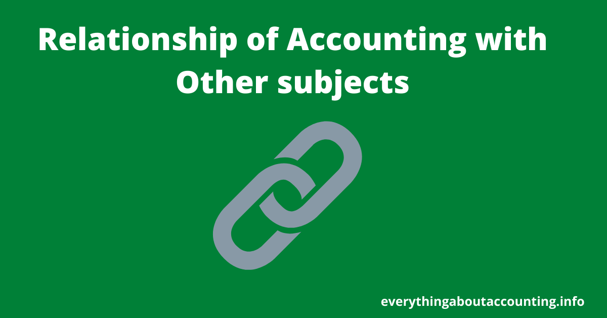 Relationship of Accounting with Other subjects