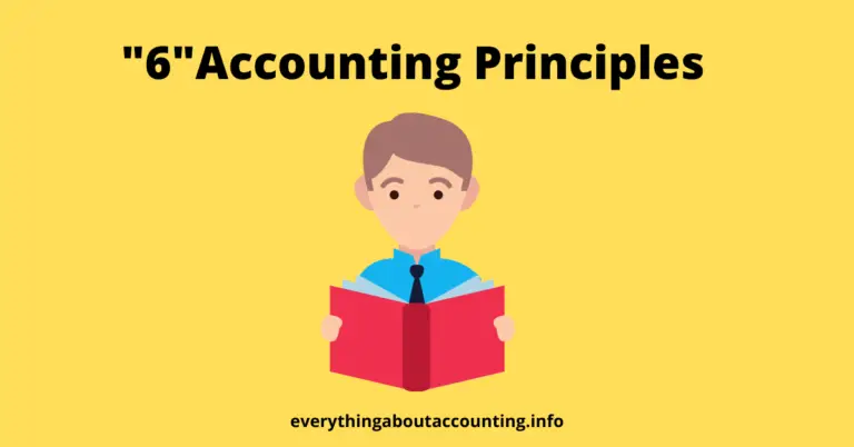 6 Accounting Principles