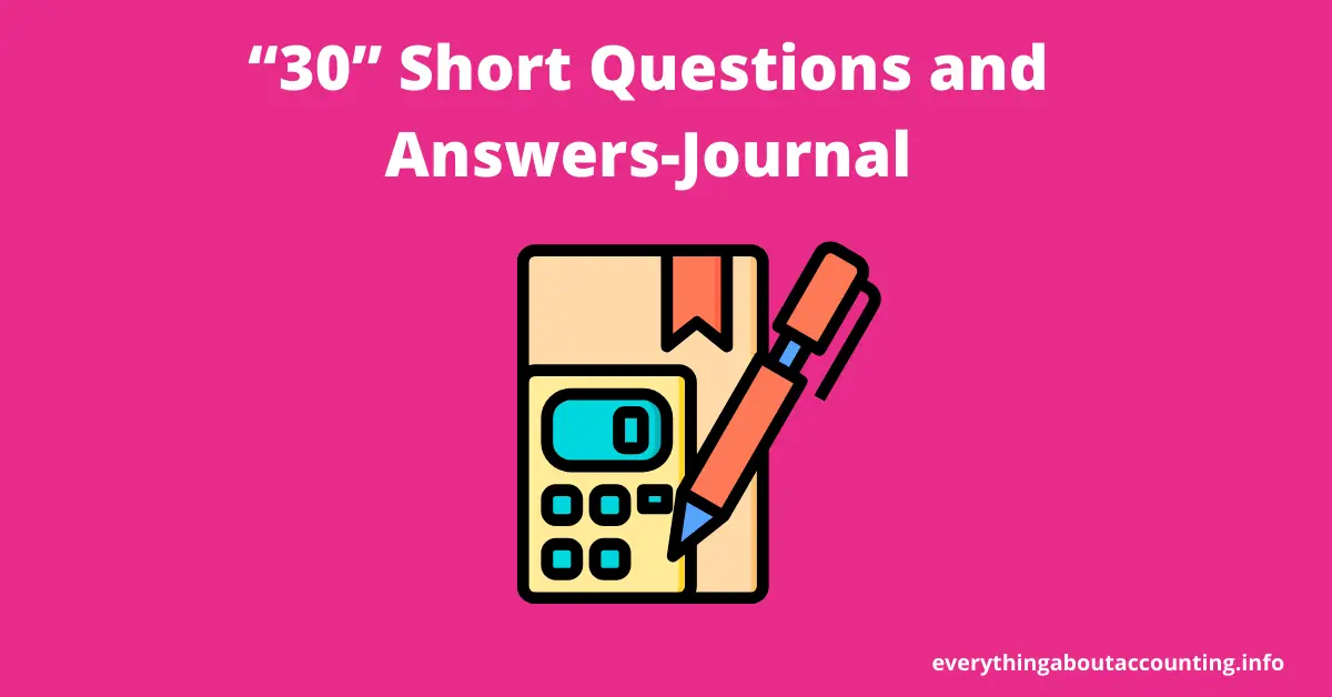 Short Questions and Answers-Journal