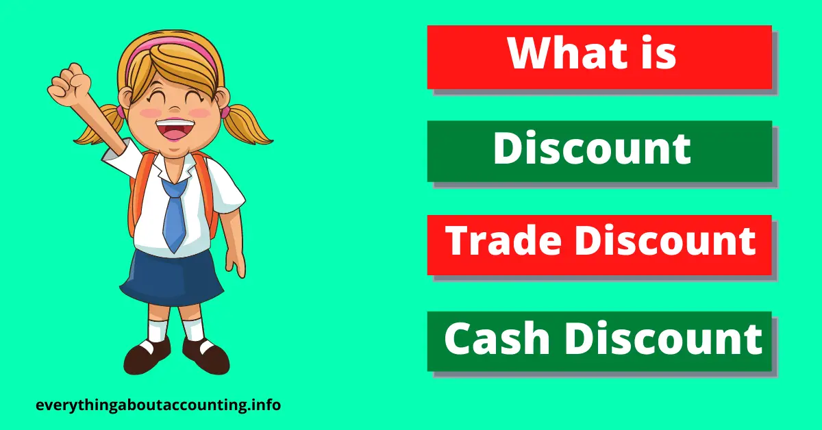 What is Discount, Trade Discount and Cash Discount?