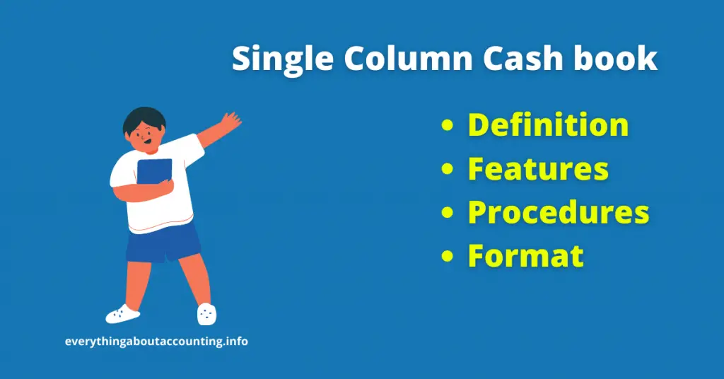 What Does Single Column Cash Book Mean