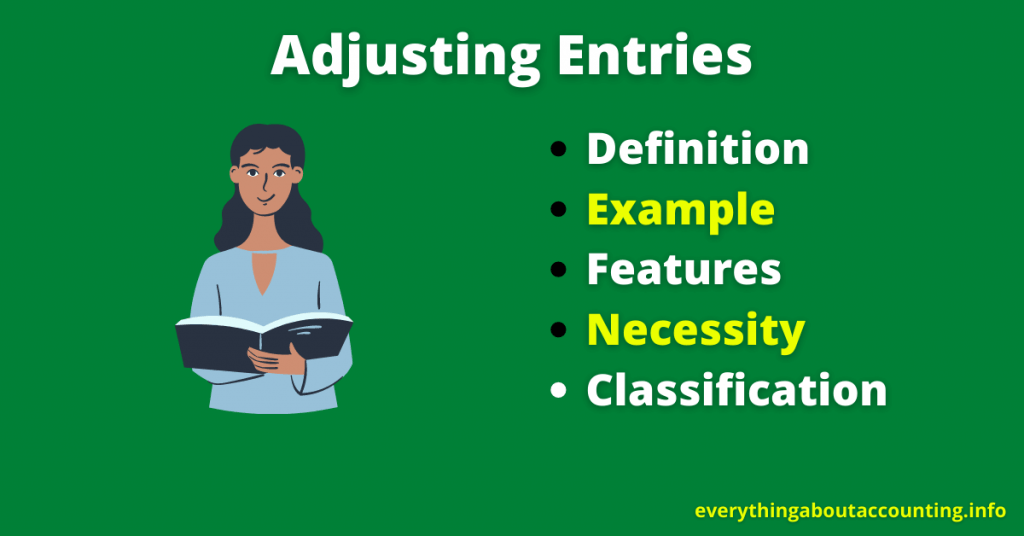 Adjusting Entries: Definition, Example, Classification, Features, and ...