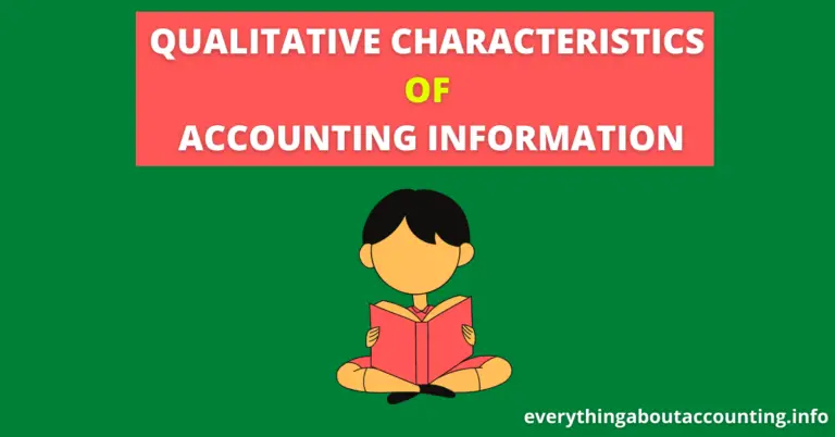 Qualitative Characteristics Of Accounting Information Notes With PDF 